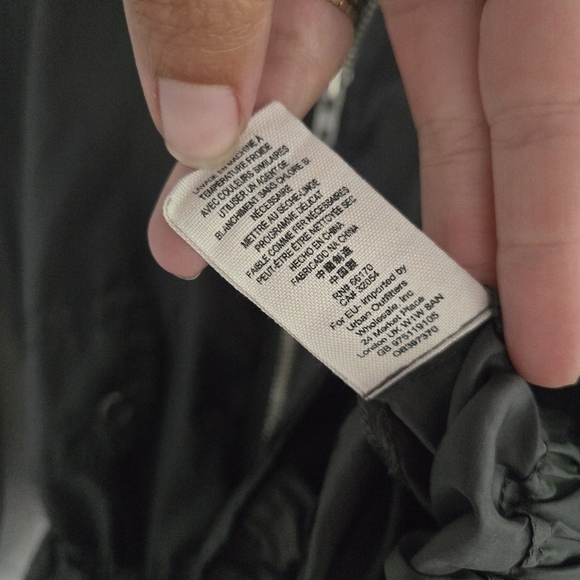 Free People Ripstop Parachute Jacker Gray Nylon Zip-Up Size XS Extra Small - Picture 5 of 7